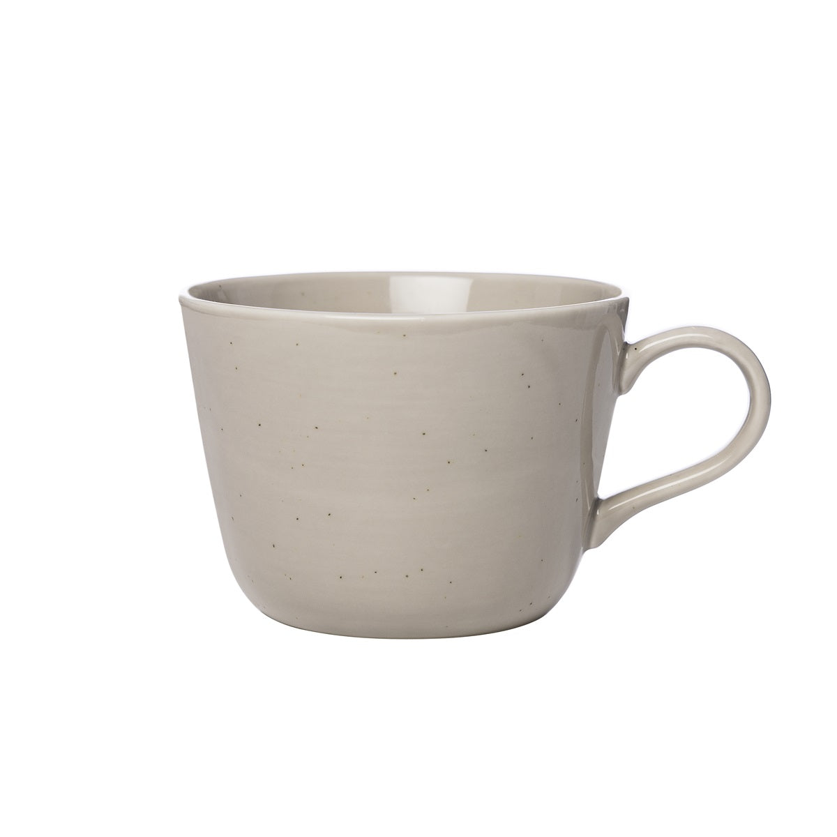 Tasse Porzellan sandfarben