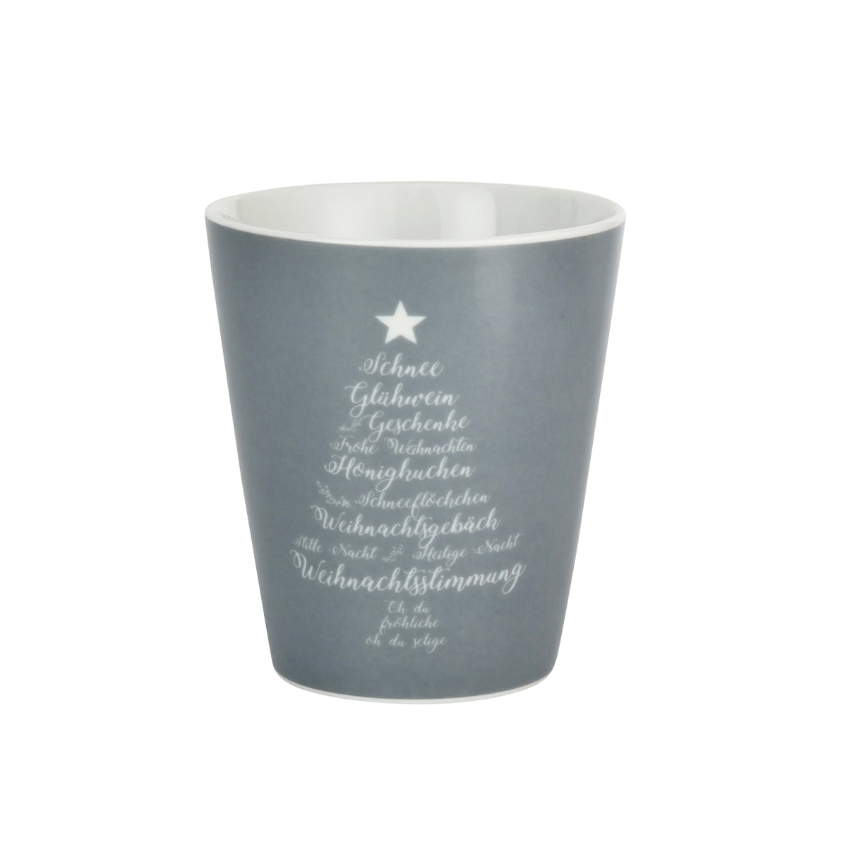 Mug Christmas Words Grey
