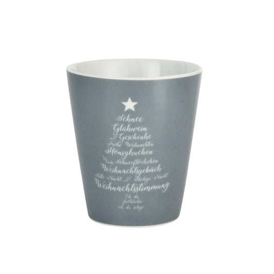 Mug Christmas Words Grey