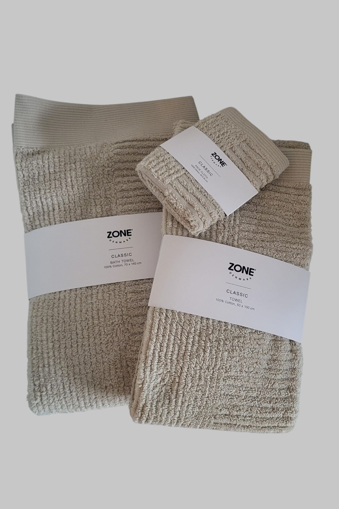 Zone Denmark Waschlappen Classic sand