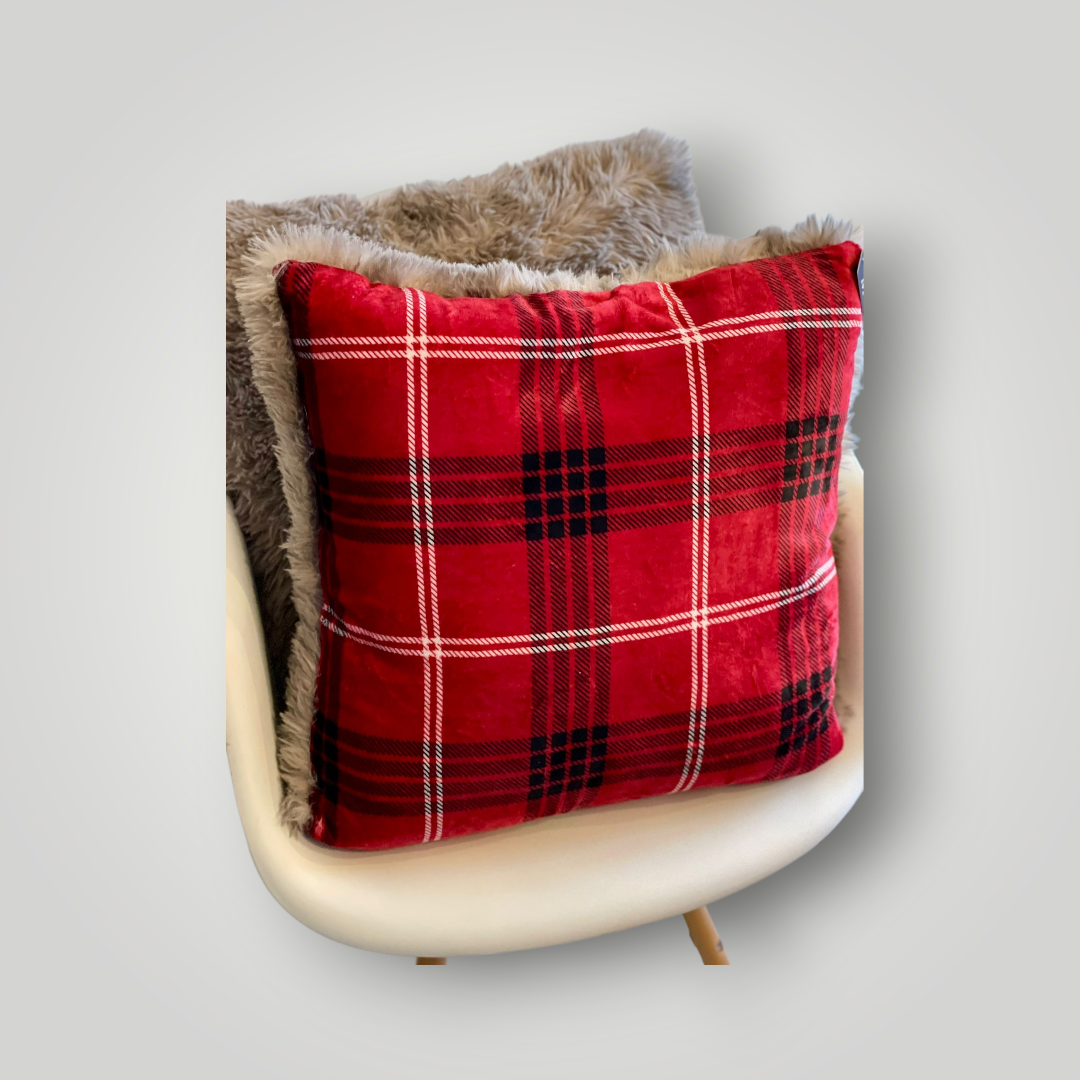Kissen rotkariert