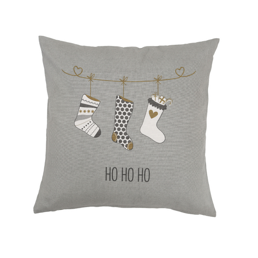 Kissenbezug Ho Ho Ho Grey